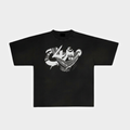 Scarf tee black
