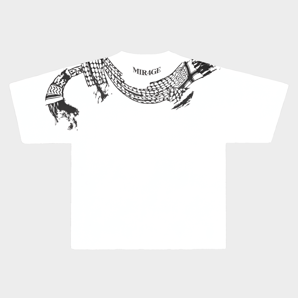 Scarf tee Blanc