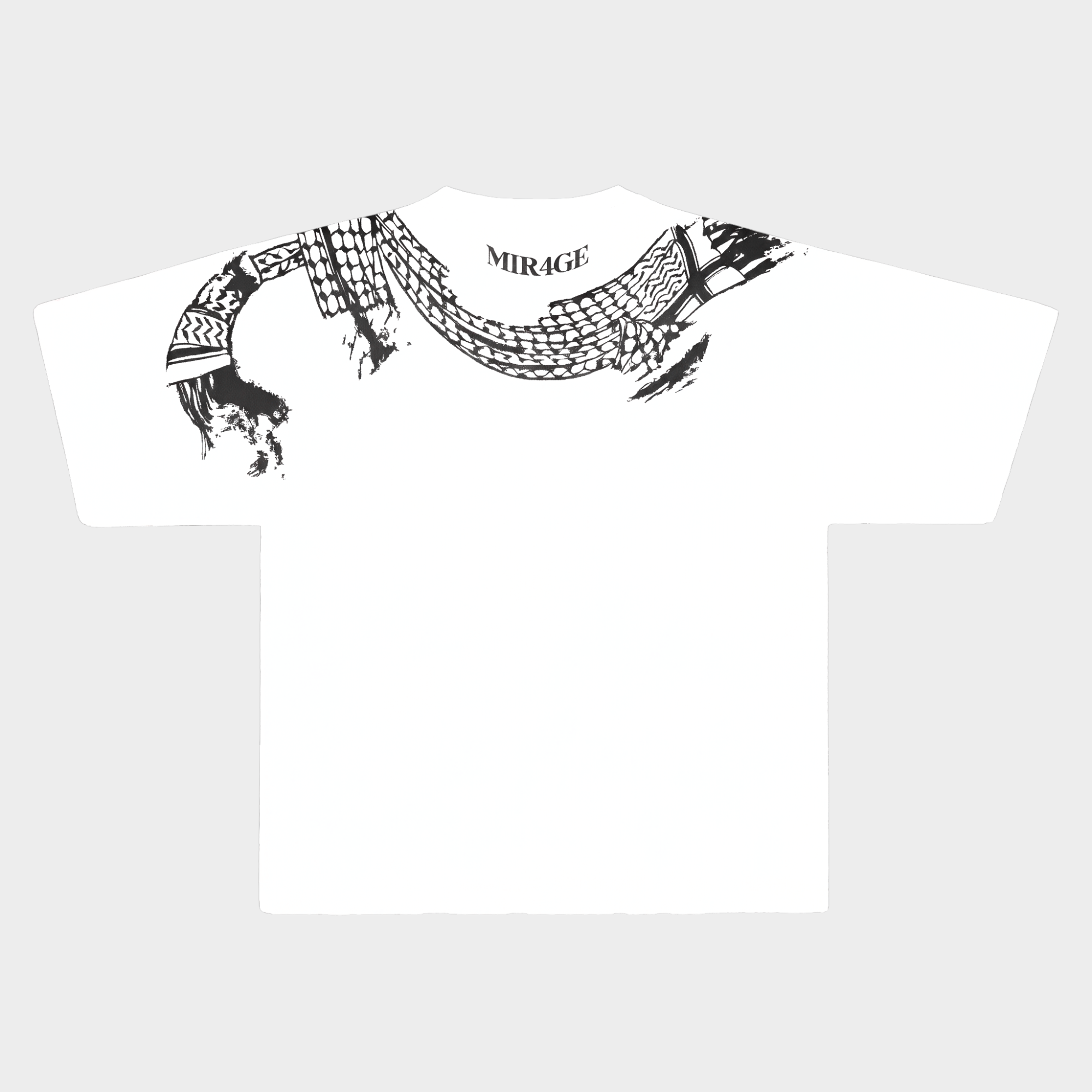 Scarf tee Blanc