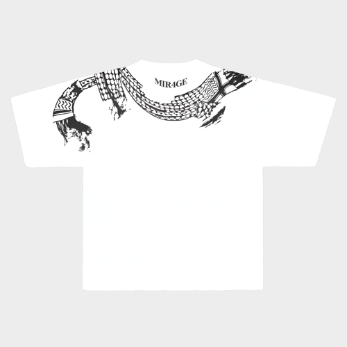 Scarf tee Blanc
