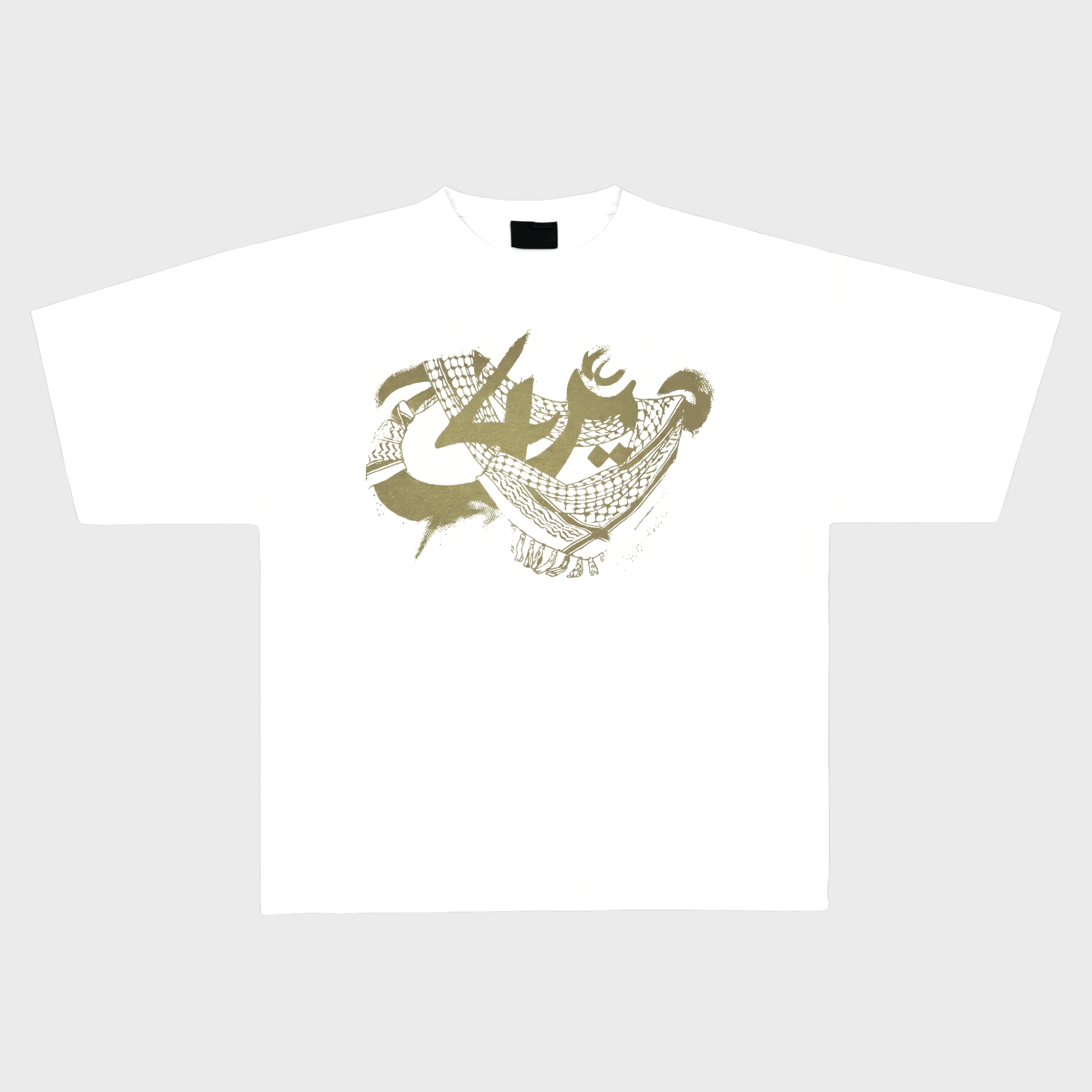 Scarf tee sable